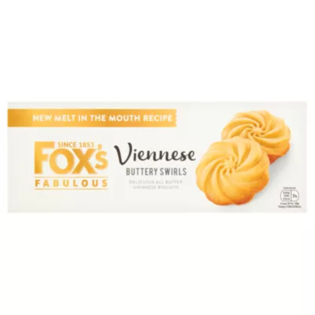 FOX'S VIENNESE BUTTERY SWIRLS 100G